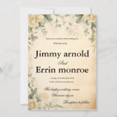 Eleganter Klassiker Einladung (Vorderseite)