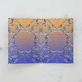 Eleganter Klassiker Extravagant 25. Hochzeitstag Karte (Innenseite)