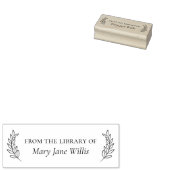 Eleganter Klassiker "From the Library of" Gummistempel (Stempel)