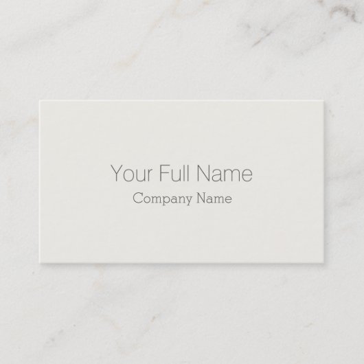 ELEGANTER KLASSIKER GALERIE KUNST GEBORENER VISITENKARTE (Vorderseite)