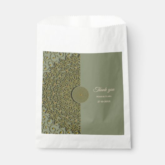 Eleganter Klassiker Mandala F Geschenktütchen (Vorderseite)