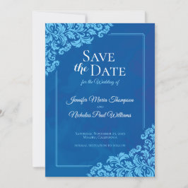 Eleganter Klassiker mit Blumendekorationen für Hoc Einladung