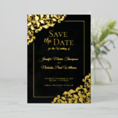 Eleganter Klassiker mit Blumendekorationen für Hoc Folieneinladung (Stehend vorne)