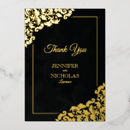 Eleganter Klassiker mit Blumendekorationen für Hoc Folieneinladung