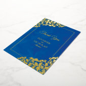 Eleganter Klassiker mit Blumendekorationen für Hoc Folieneinladung (Gedreht)