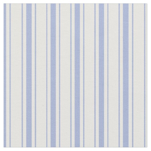 Eleganter Klassiker Rustikal Blue French Ticking S Stoff (Nahaufnahme)