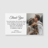 Eleganter klassischer Chic Vielen Dank für Ihre Ho Magnetkarte (Vorderseite)