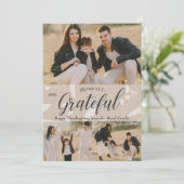 Eleganter klassischer Fall Erntedank individuell a Karte (Stehend Vorderseite)