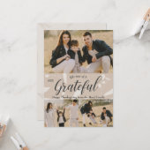 Eleganter klassischer Fall Erntedank individuell a Karte (Vorderseite/Rückseite Beispiel)