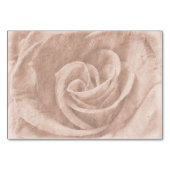 Eleganter klassischer, floraler rustikaler Hochzei Tischnummer (Rückseite)