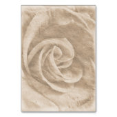 Eleganter klassischer, floraler rustikaler Hochzei Tischnummer (Rückseite)