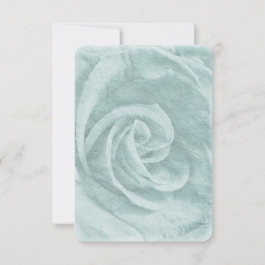 Eleganter klassischer floraler rustikaler Hochzeit Save The Date (Rückseite)