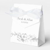 Eleganter klassischer französischer Rokoko Floral Geschenkschachtel (Vorderseite)