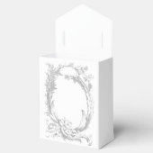 Eleganter klassischer französischer Rokoko Floral Geschenkschachtel (Geöffnet)