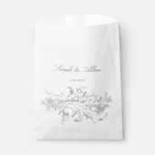 Eleganter klassischer französischer Rokoko Floral Geschenktütchen (Vorderseite)