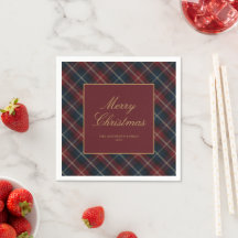 Eleganter klassischer Karo-Weihnachten
