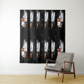 Eleganter klassischer Monogramm-Tree Wandteppich (Beispiel)