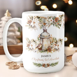 Eleganter klassischer Name Hot Chocolate Weihnacht Kaffeetasse