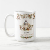 Eleganter klassischer Name Hot Cocoa Weihnachten G Kaffeetasse (Links)