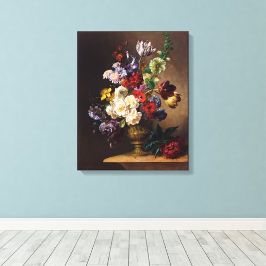 Eleganter klassischer niederländischer Master Stil Leinwanddruck (Insitu (Holzboden))