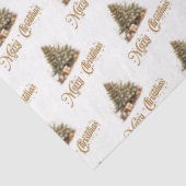 Eleganter klassischer pastellgrüner Weihnachtsbaum Seidenpapier (Ausschnitt)