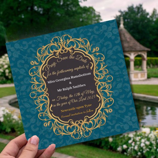 Eleganter klassischer Regent Regencycore Save The Date