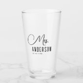 eleganter klassischer und moderner Glass Cup Glas (Vorderseite)