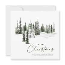 Eleganter klassischer Weihnachtswald Corporate