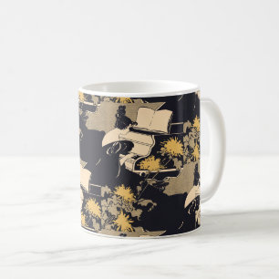 Eleganter Klavierspieler Kaffeetasse