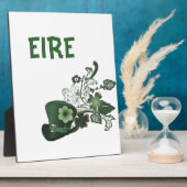 Eleganter Kleeblatt Hat Fotoplatte (Seite)