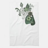 Eleganter Kleeblatt Hat Geschirrtuch (Vertikal)