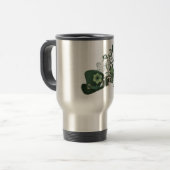 Eleganter Kleeblatt Hat Reisebecher (Vorderseite Links)