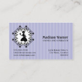 Eleganter kleiner Kuchen Visitenkarte (Rückseite)