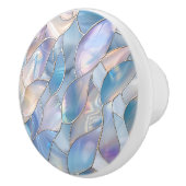 Eleganter Knob der Keramik an der Küste Keramikknauf (Rechts)