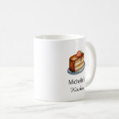 Eleganter Konditorchef für Kuchen Kaffeetasse (VorderseiteRechts)