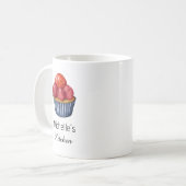 Eleganter Konditorchef für Kuchen Kaffeetasse (Vorderseite Links)