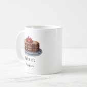 Eleganter Konditorchef Kaffeetasse (Vorderseite Links)