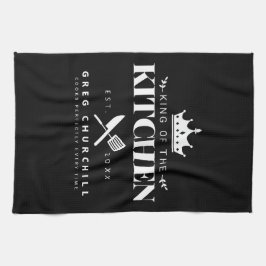 Eleganter König der Küche Modernes Schwarzes mit N Geschirrtuch