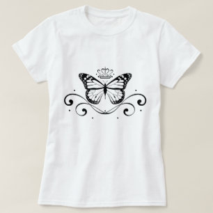 Eleganter königlicher Schmetterling T-Shirt