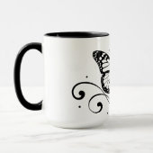 Eleganter königlicher Schmetterling Tasse (Links)