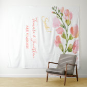 Eleganter Korallengoldblütenstand - Foto im Hinter Wandteppich (Beispiel (Horizontal))