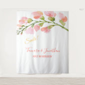 Eleganter Korallengoldblütenstand - Foto im Hinter Wandteppich (Vorderseite)