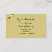 Eleganter Korallenschick mit Beruflichem Foto Visitenkarte (Rückseite)