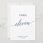 Eleganter Korallentisch Eleven Tischnummer (Vorderseite)