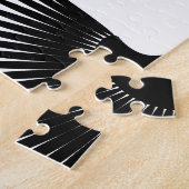 Eleganter Kranich: Orientalisches Vogelmuster Puzzle (Seite)