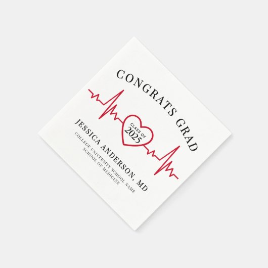 Eleganter Krankenpfleger Serviette (Ecke)