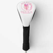Eleganter Kranz-Monogramm-Golf-Frauen-Social-Club