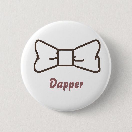 Eleganter Krawattenknopf Button (Vorderseite)