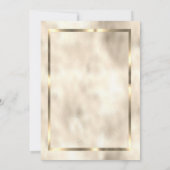 Eleganter Kronenbalken in Princess 16 Einladung (Rückseite)