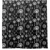 Eleganter Kronleuchter und Christbaum Duschvorhang (Vorderseite)